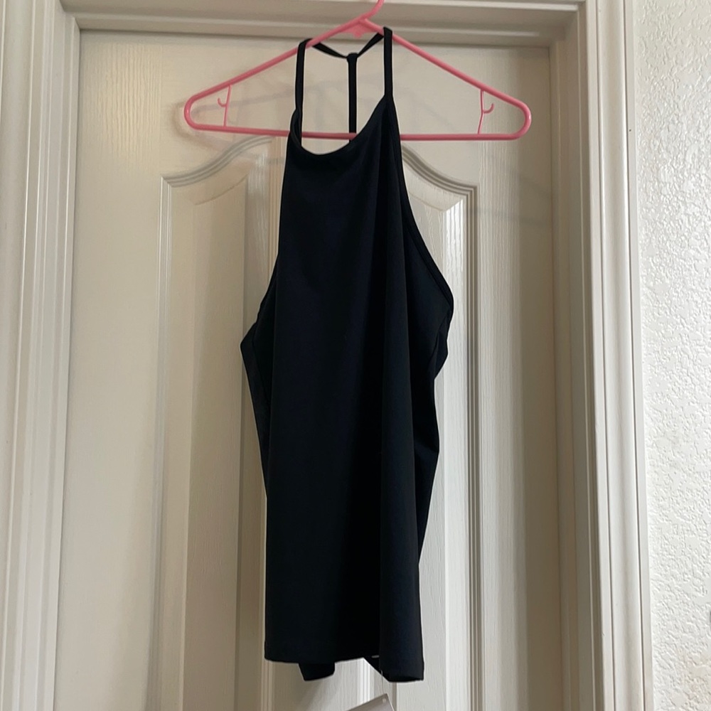 Fabletics black workout tank size large
